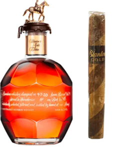 Blanton's Gold Label Bourbon and Cigar Bundle