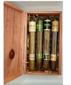 Blanton’s 4 Pack Sampler Cigars (with horse toppers)