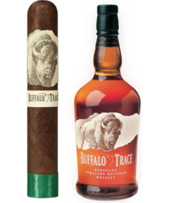 Buffalo Trace Bourbon & Buffalo Trace Churchill Cigar Value Bundle