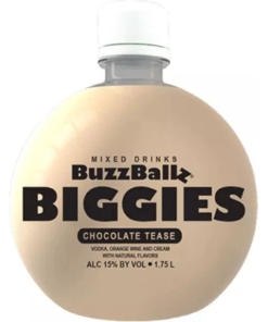 Buzzballz Biggies Chocolate Tease Pre-Mixed Cocktails 1.75 L