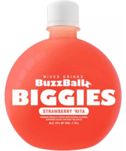 Buzzballz Biggies Strawberry 'Rita Pre-Mixed Cocktails 1.75 L