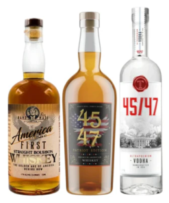 America First Bourbon, 4547 Patriot Edition, & T 45/47 Premium Vodka Bundle
