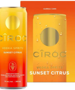 Ciroc Vodka Sunset Citrus 4pk Can