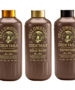 Yellowstone Cocktails Old Fashioned, Gold Rush, & Espresso Ready-To-Drink Value Bundle 750mL