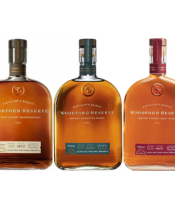 Woodford Bourbon, Rye, & Wheated Whiskey Value Bundle