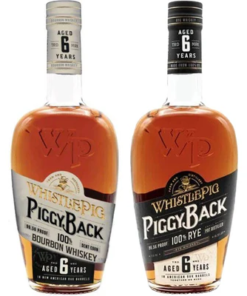 WhistlePig Piggyback 6 Year Rye & Bourbon Value Bundle 750 mL