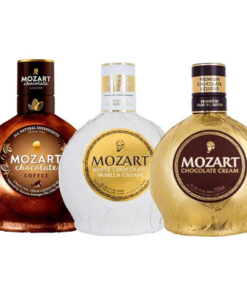 Mozart Chocolate Coffee, White Chocolate, & Chocolate Cream Liqueur Value Bundle 750 mL
