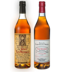 Old RIP Van Winkle 10 Year & Pappy Van Winkle 12 Year Lot B Value Bundle 750 mL