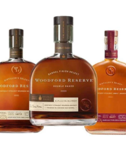 Woodford Reserve Bourbon, Double Oaked, & Kentucky Wheat Whiskey Value Bundle