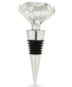 Diamond Ring Bottle Stopper by Blush