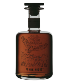 Engraved Frank August Small Batch "America's 250th" Whiskey 750 mL