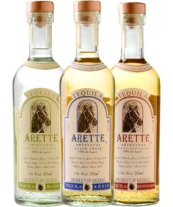 Arette Tequila Artesanal Blanco, Resposado, & Anejo Value Bundle