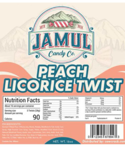 Jamul Peach Licorice 8oz