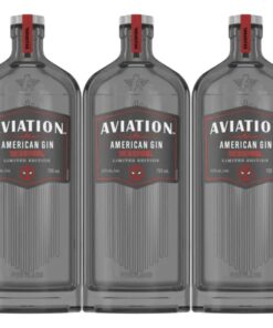 Aviation x Deadpool 3 Limited Edition American Gin 3 Pack Value Bundle 750 mL