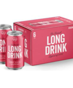 The Long Drink Company Cranberry Cocktail 6Pk