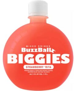 Buzzballz Biggies Strawberry 'Rita Pre-Mixed Cocktails 1.75 L