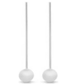 Set of 2 Stainless Steel Julep Spoon Straws by Viski¨