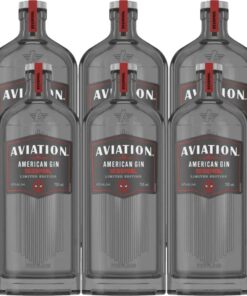 Aviation x Deadpool 3 Limited Edition American Gin Collectible 6 Pack Bundle 750 mL