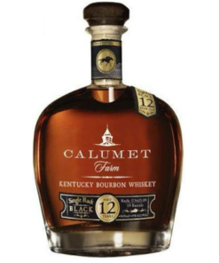 Calumet Farm 12 Year Old Single Rack Black Bourbon Whiskey 750 mL