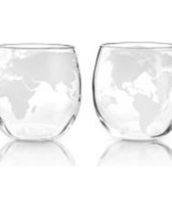 Globe Whiskey Tumblers by Viski® Set of 2