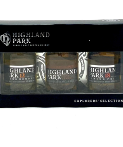 Highland Park "Explorer's Selection" 12 Year, Cask Strength, 18 Year Single Malt Scotch Whisky 3 Pack 50mL