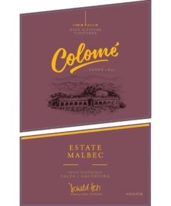 Bodega Colome Cafayate Calchaqui Valley Estate Malbec 750ml