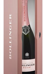 Bollinger Rose Jeroboam (3 ltr) in Pink Wood Box
