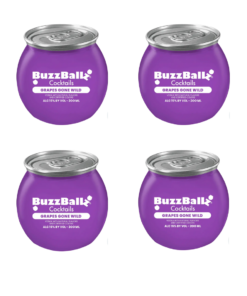 Buzzballz Grapes Gone Wild 200mL X 4