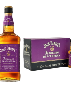 Jack Daniel's Blackberry 750mL X 10-Pack 50-mL Shots Value Bundle