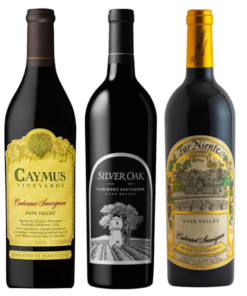 Caymus, Silver Oak, & Far Niente Napa Value Bundle 750 mL