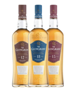 Glen Grant 12, 15, 18 Year Scotch Whisky Bundle 750mL