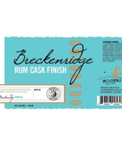 Breckenridge Distillery Rum Cask Finish Blended Bourbon Whiskey 750 mL