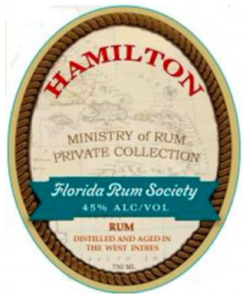 Hamilton Florida Rum Society 750 mL