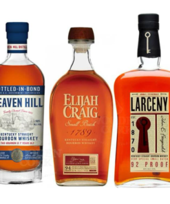 Heaven Hill 7 Year, Elijah Craig Small Batch, & Larceny Bourbon Value Bundle 750 mL