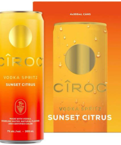 Ciroc Vodka Sunset Citrus 4pk Can