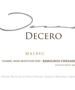Finca Decero Agrelo Remolinos Vineyard Malbec 750ml