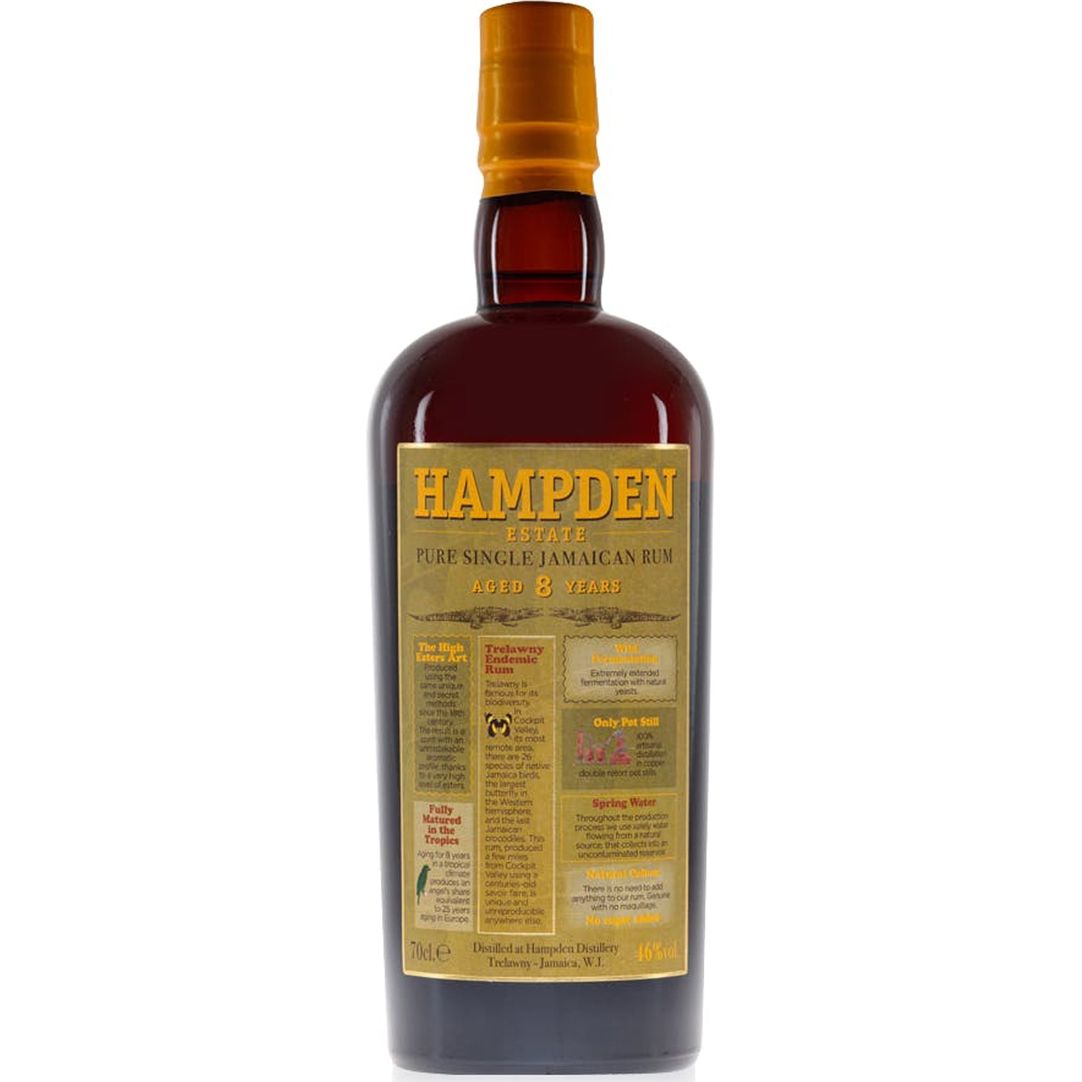 Hampden Estate Single Jamaican Rum 8 Year 750 mL