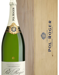 Pol Roger Brut Reserve Jeroboam (3 ltr) in Wood Box