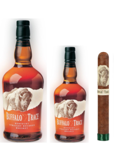 Buffalo Trace Bourbon Whiskey 1.75L, 750mL & Cigar Value Bundle