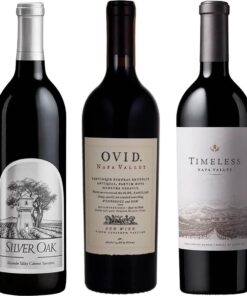 Silver Oak Alexander, Ovid Napa Red, & Timeless Red Wine Value Bundle