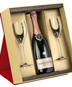 Bollinger Rose 75cl + 2 Glasses Set