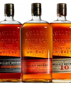 Bulleit Bourbon, 10 Year Bourbon, & Barrel Strength Bourbon Value Bundle 750 mL