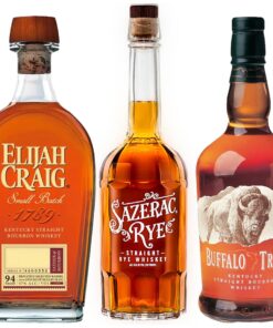 Elijah Craig Small Batch, Sazerac Rye, & Buffalo Trace Value Bundle