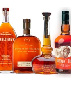 Angel's Envy, Woodford Reserve, Willett, & Buffalo Trace Value Bundle 750 mL