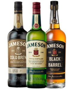 Jameson Cold Brew, Black Barrel, & Irish Whiskey Value Bundle