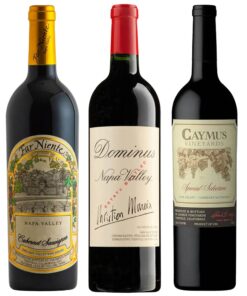 Far Niente, Dominus, & Caymus Special Select Napa Valley Red Wine Value Bundle 750 mL