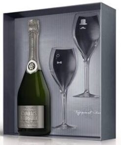 Charles Heidsieck Blanc de Blancs 75cl - Armchair Glass Pack