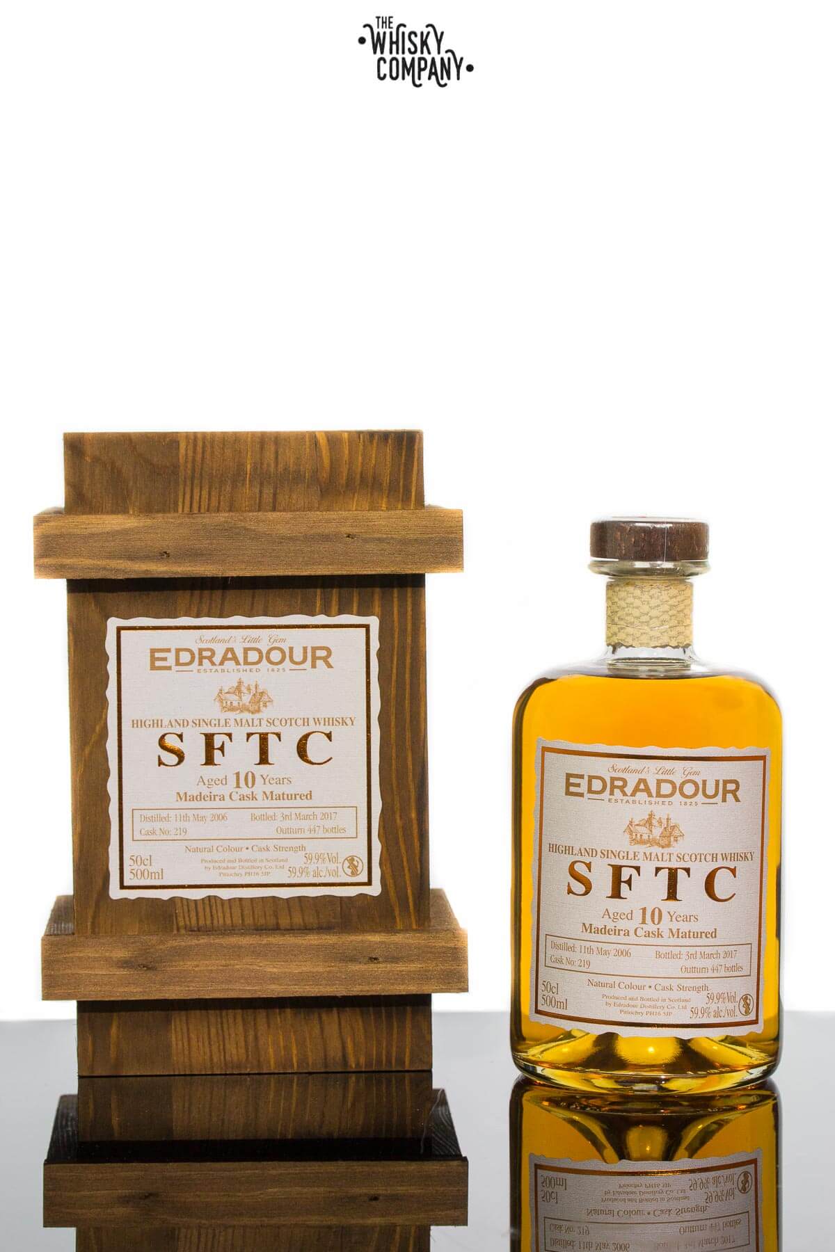 Edradour SFTC Aged 10 Years Madeira Cask Matured Single Malt Scotch Whisky