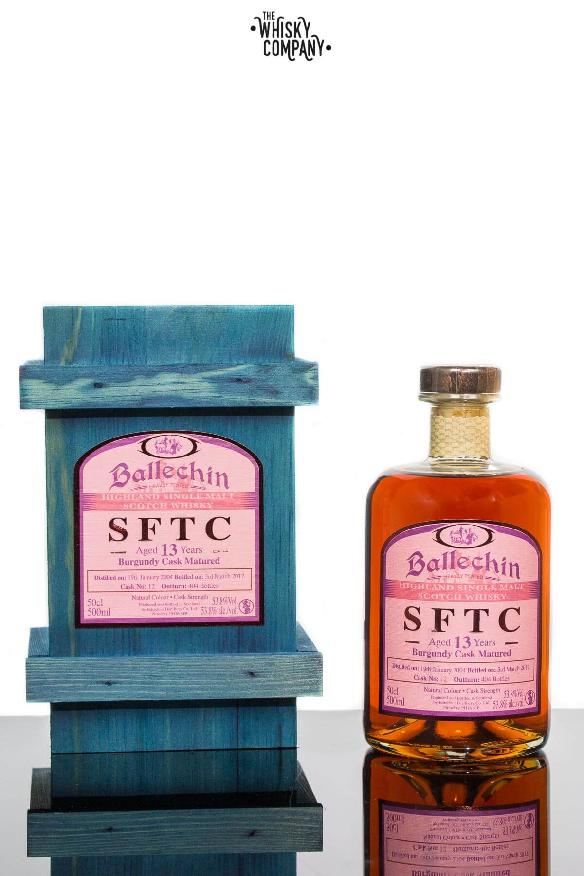 Ballechin 2004 Aged 13 Years Burgundy Cask Matured Single Malt Scotch Whisky (500ml)