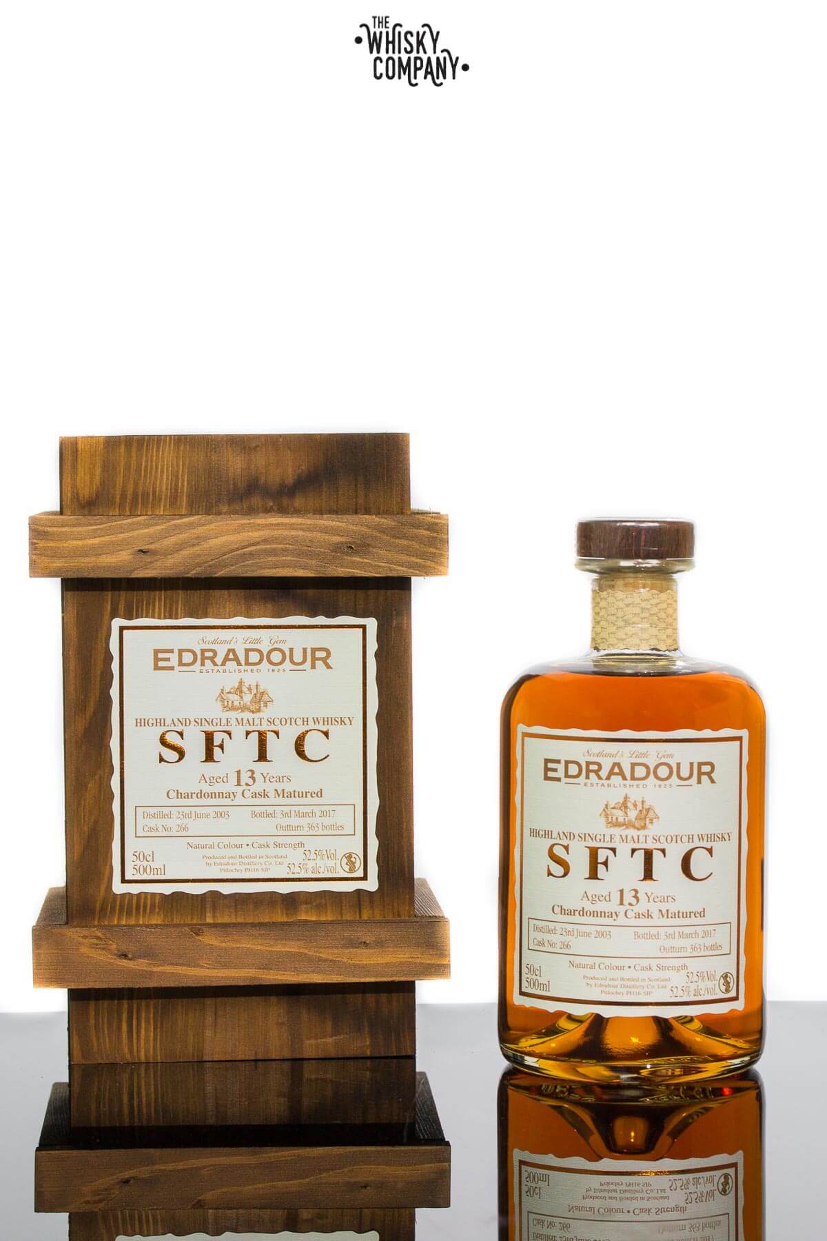 Edradour SFTC Aged 16 Years Chardonnay Cask Matured Single Malt Scotch Whisky